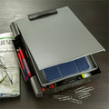 Officemate Double Storage Top-opening Form Holder, Gray, 9" Width x 12" Length, OIC83357