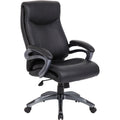 Lorell Executive High-Back Chair with Gun Metal Base, LLR69516