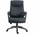 Lorell Executive High-Back Chair with Gun Metal Base, LLR69516