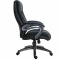 Lorell Executive High-Back Chair with Gun Metal Base, LLR69516