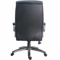 Lorell Executive High-Back Chair with Gun Metal Base, LLR69516