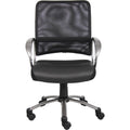 Lorell Mesh Mid-Back Task Chair, Black, LLR69518