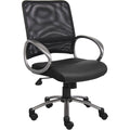 Lorell Mesh Mid-Back Task Chair, Black, LLR69518