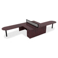 Lorell Essentials Series Credenza Shell, Brown, LLR69378
