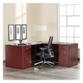 Lorell Essentials Series Credenza Shell, Brown, LLR69377