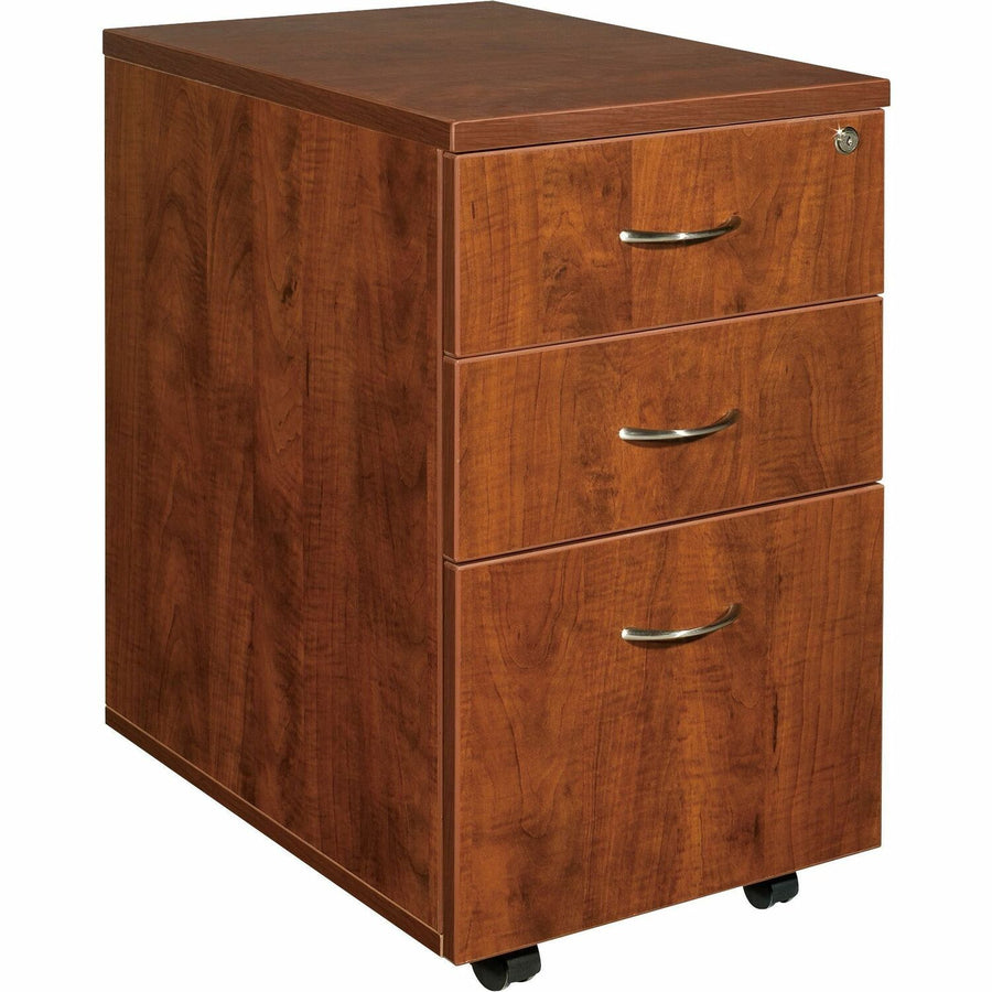 Lorell Essentials Series Box/Box/File Mobile File Cabinet, Leveling Glide, LLR69430