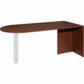 Lorell Essentials Series Peninsula Desk Box 1 of 2, Brown, LLR69380