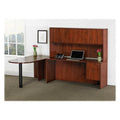 Lorell Essentials Series Peninsula Desk Box 1 of 2, Red, LLR69415
