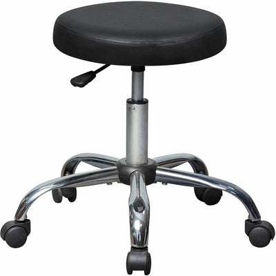 Lorell Backless Pneumatic-Lift Stool, Black, LLR69513