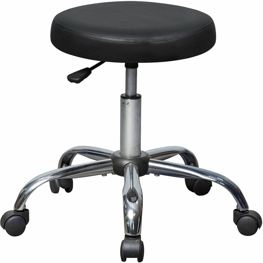 Lorell Backless Pneumatic-Lift Stool, Black, LLR69513