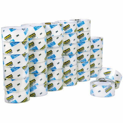 3M Scotch Heavy-Duty Shipping/Packaging Tape, Clear, 1 Carton, MMM3850CS36