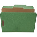 Nature Saver Letter Recycled Classification Folder, Green, 8 1/2" Width x 11" Length, 10 / Box, NATSP17203
