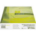 Nature Saver Letter Recycled Classification Folder, Red, 8 1/2" Width x 11" Length, 10 / Box, NATSP17206