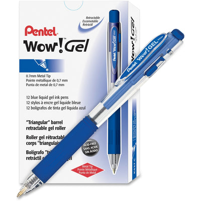 Pentel Wow! Gel Pens, 1 Dozen, PENK437C