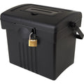 ERA Storex Portable Storage Box, Black, 1 Carton, STX61502U01C