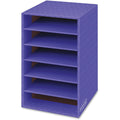 Fellowes Bankers Box 6-Compartment Shelf Organizer, Purple, FEL3381201