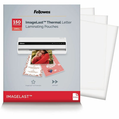 Fellowes ImageLast Jam-Free Premium Thermal Laminating Pouches, Clear, 1 Pack, FEL5200509