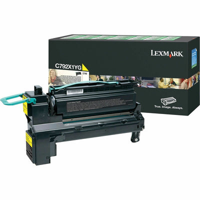 Xerox Lexmark C792X1YG Original Laser Toner Cartridge - Yellow -, LEXC792X1YG