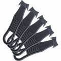 Cosco Garvey Steel Blade Plastic Handle Safety Cutter, Black, 5 / Pack, COS091459