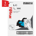 Kimberly-Clark Wypall Power Clean L40 Extra Absorbent Towels, Blue, 1 Carton, KCC05860