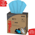 Kimberly-Clark Wypall PowerClean X70 Medium Duty Cloths - Pop-Up Box, Blue, 1 Carton, KCC41412