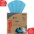 Kimberly-Clark Wypall PowerClean X70 Medium Duty Cloths - Pop-Up Box, Blue, 1 Carton, KCC41412