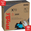 Kimberly-Clark Wypall PowerClean X70 Medium Duty Cloths - Pop-Up Box, Blue, 1 Carton, KCC41412