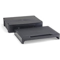 Officemate 2200 Series Monitor Stand with Drawer, HIPAA, Black, OIC22502