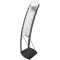 Deflecto Contemporary Floor Display, Black, DEF693104