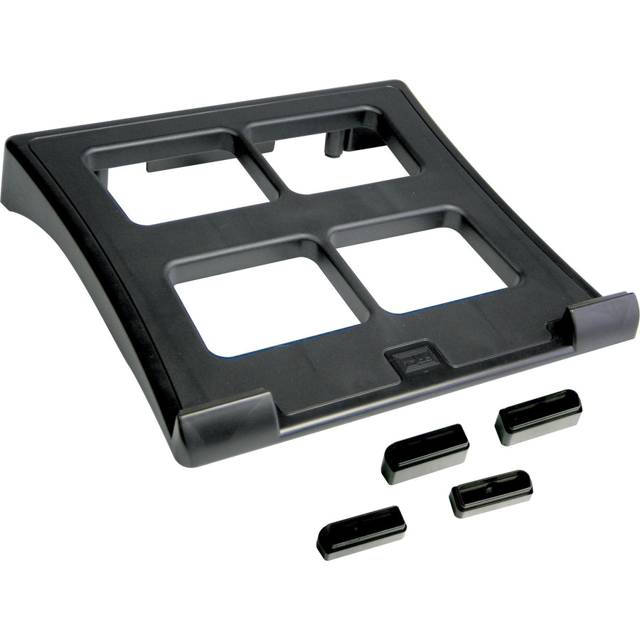DAC® Height and Angle Adjustable Laptop Stand, 11.50" x 2.60", Black, Non-skid Feet, DTAMP195