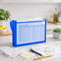 C-Line 48305 Letter Expanding File, Blue, 8 1/2" Width x 11" Length, CLI48305