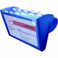 C-Line 48315 Letter Expanding File, Blue, 8 1/2" Width x 11" Length, CLI48315