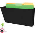 Deflecto EZ Link Sustainable DocuPocket, Black, DEF93204