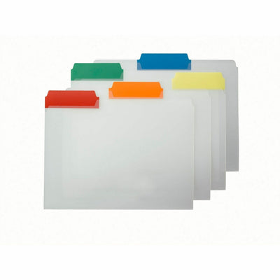 Smead 1/3 Tab Cut Letter Top Tab File Folder, Orange, 8 1/2" Width x 11" Length, 25 / Box, SMD10530