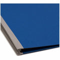 Smead SafeSHIELD 2/5 Tab Cut Letter Recycled Classification Folder, Dark Blue, 8 1/2" Width x 11" Length, 10 / Box, SMD14200