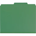 Smead SafeSHIELD 2/5 Tab Cut Letter Recycled Classification Folder, Green, 8 1/2" Width x 11" Length, 10 / Box, SMD14201