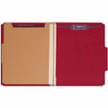 Smead SafeSHIELD 2/5 Tab Cut Letter Recycled Classification Folder, Bright Red, 8 1/2" Width x 11" Length, 10 / Box, SMD14202