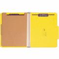 Smead SafeSHIELD 2/5 Tab Cut Letter Recycled Classification Folder, Yellow, 8 1/2" Width x 11" Length, 10 / Box, SMD14203