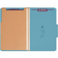 Smead SafeSHIELD 2/5 Tab Cut Legal Recycled Classification Folder, Blue, 8 1/2" Width x 14" Length, 10 / Box, SMD19204