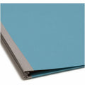Smead SafeSHIELD 2/5 Tab Cut Legal Recycled Classification Folder, Blue, 8 1/2" Width x 14" Length, 10 / Box, SMD19204