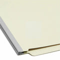 Smead Letter Recycled Classification Folder, Gray/Green, 8 1/2" Width x 11" Length, 10 / Box, SMD26802