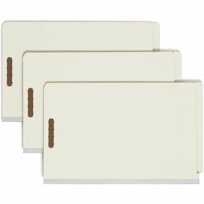 Smead Legal Recycled Classification Folder, Green, 8 1/2" Width x 14" Length, 10 / Box, SMD29802