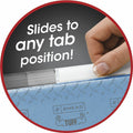 Smead Easy Slide Hanging Folder Tabs, Clear, 18 / Pack, SMD64626