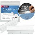 Smead Easy Slide Hanging Folder Tabs, Clear, 18 / Pack, SMD64626