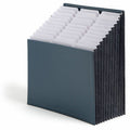 Smead 1/3 Tab Cut Letter Recycled Expanding File, Navy, 8 1/2" Width x 11" Length, SMD70211