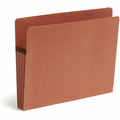 Smead Straight Tab Cut Letter Recycled File Pocket, Redrope, 8 1/2" Width x 11" Length, 25 / Box, SMD73610