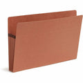 Smead Straight Tab Cut Legal Recycled File Pocket, Redrope, 8 1/2" Width x 14" Length, 25 / Box, SMD73611