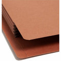 Smead Straight Tab Cut Legal Recycled File Pocket, Redrope, 8 1/2" Width x 14" Length, 25 / Box, SMD73611