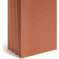 Smead Straight Tab Cut Legal Recycled File Pocket, Redrope, 8 1/2" Width x 14" Length, 25 / Box, SMD73611