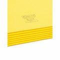 Smead Straight Tab Cut Letter Recycled File Pocket, Redrope, 8 1/2" Width x 11" Length, 5 / Pack, SMD73836